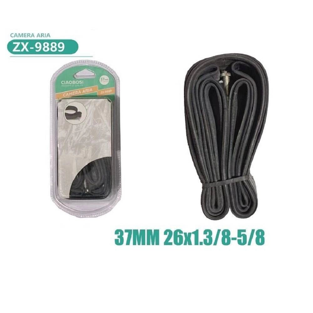 Trade Shop - Camera D'aria Pneumatici Ruote Bici Bicicletta 37mm 26×1.3/8-5/8 Ricambi Zx-9889 -