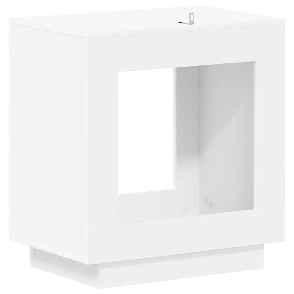 Tavolo laterale Bianco 60 x 40 x 65 cm Legno ingegnerizzato
