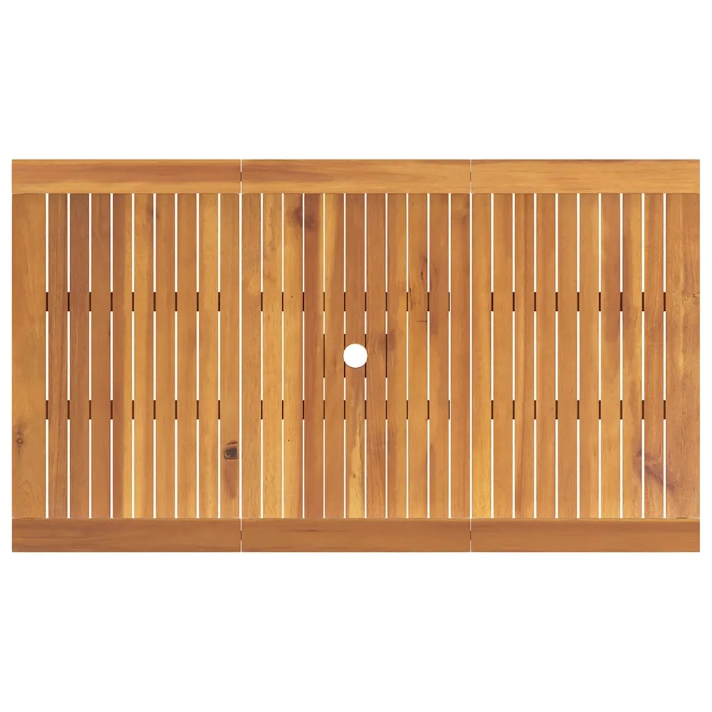 Set da Pranzo per Giardino 7 pcs Marrone 3375651