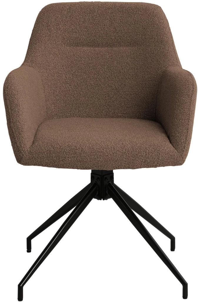 Sedia per sala da pranzo Merlinda in tessuto Teddy 5