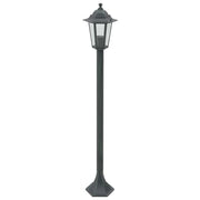 Lampioni da Giardino 6 pz E27 110 cm Alluminio Verde Scuro CFW6707547