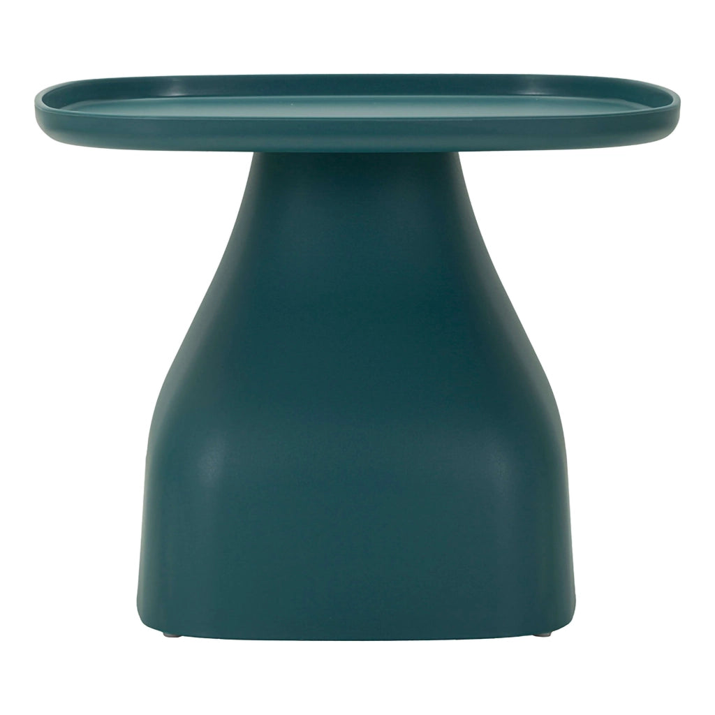 Midelt, Tavolino da Salotto Adatto per Indoor/outdoor Angoli Arrotondati, 48x48x38h cm blu