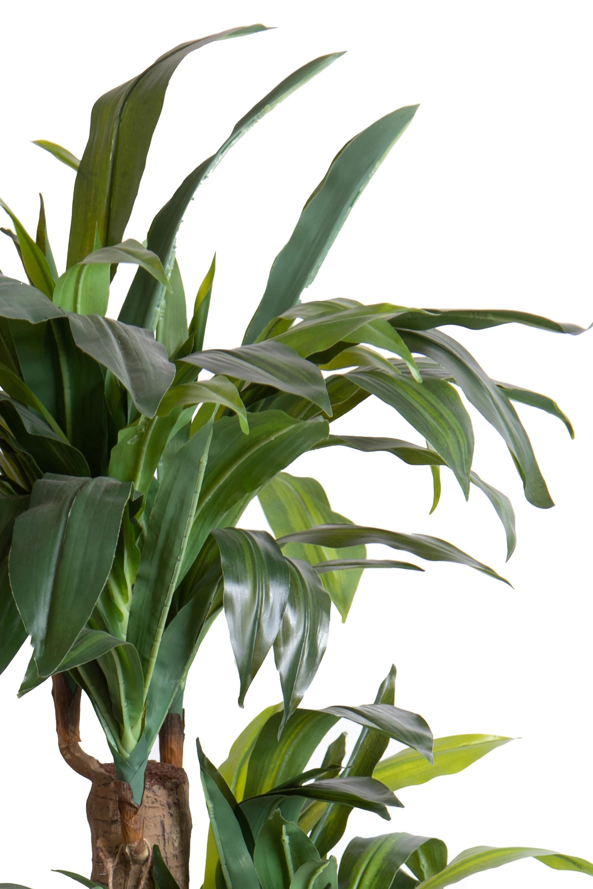 Pianta Artificiale Tronco Della Felicità con Vaso H 150 cm