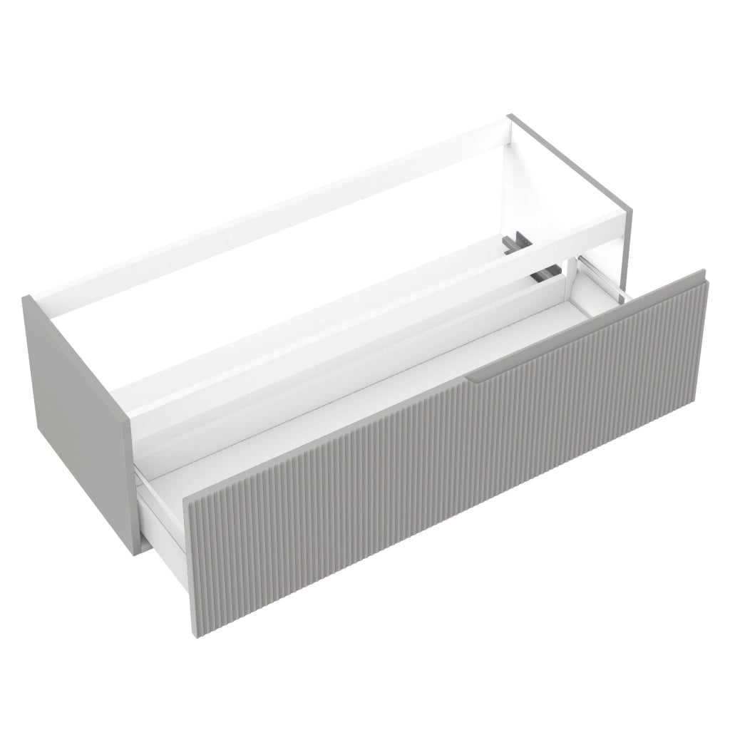 Composizione vasca DX 4 pezzi VENERE grigio opaco