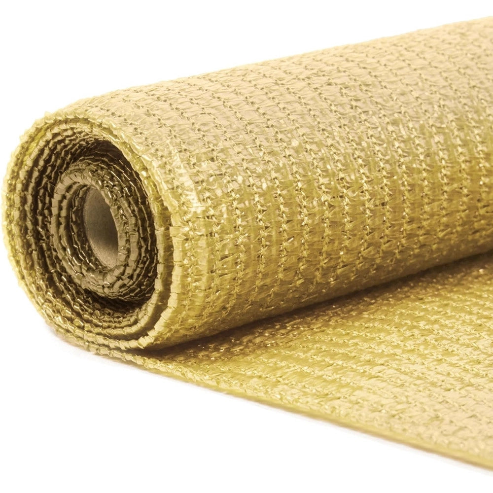 Trade Shop - Set 3pz Rotolo Rete Ombreggiante Beige Fitta 1x5mt Protezione Giardini Terrazze 017068 -