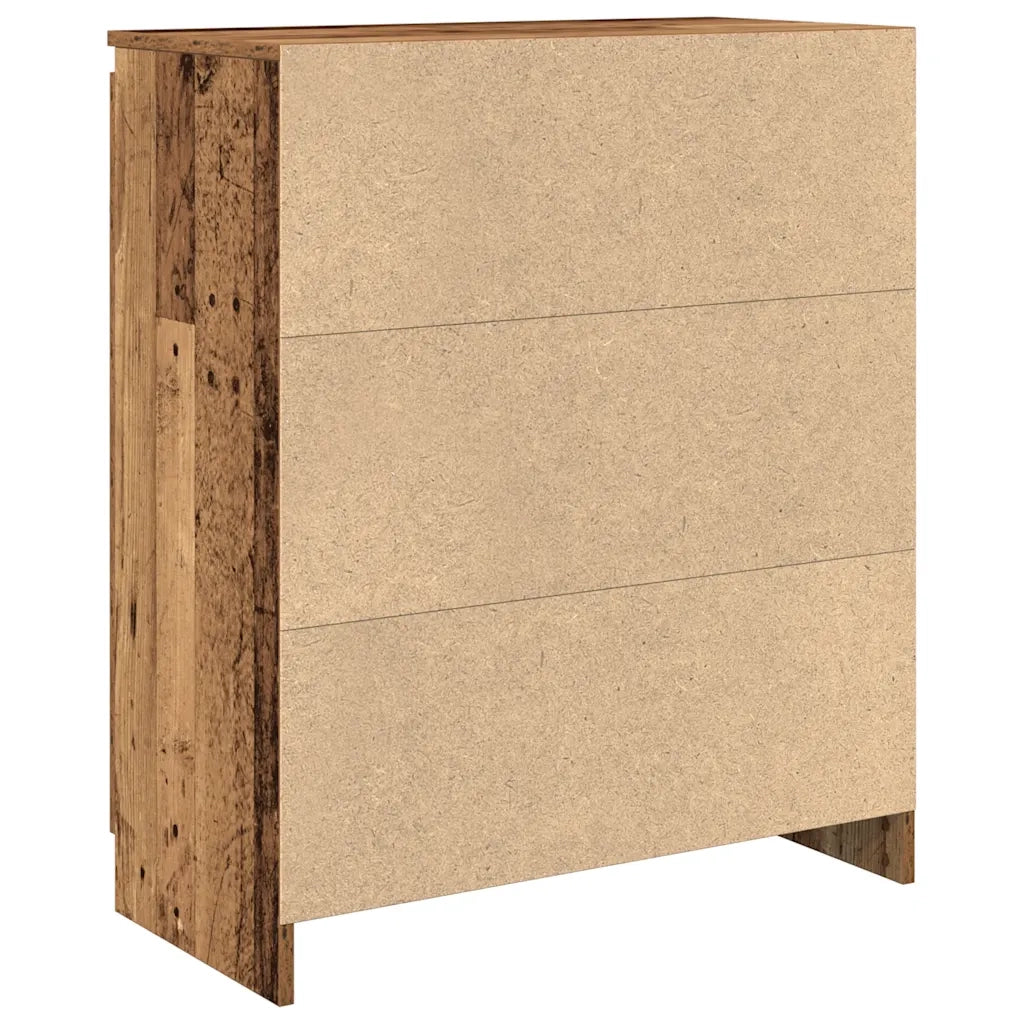 Credenza con Cassetto Legno Antico 71x35x84 cm in Truciolato 861596