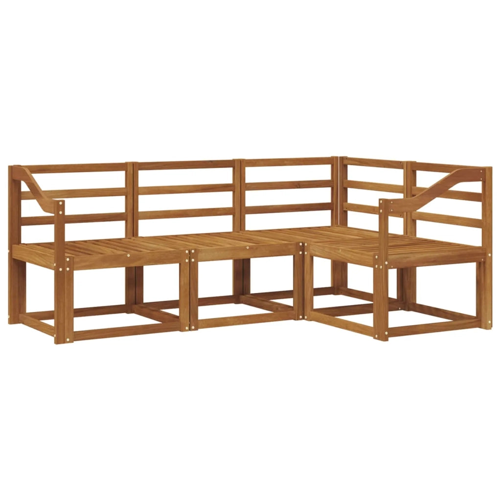 Set di divani da esterno 4 pcs Naturale 3366337