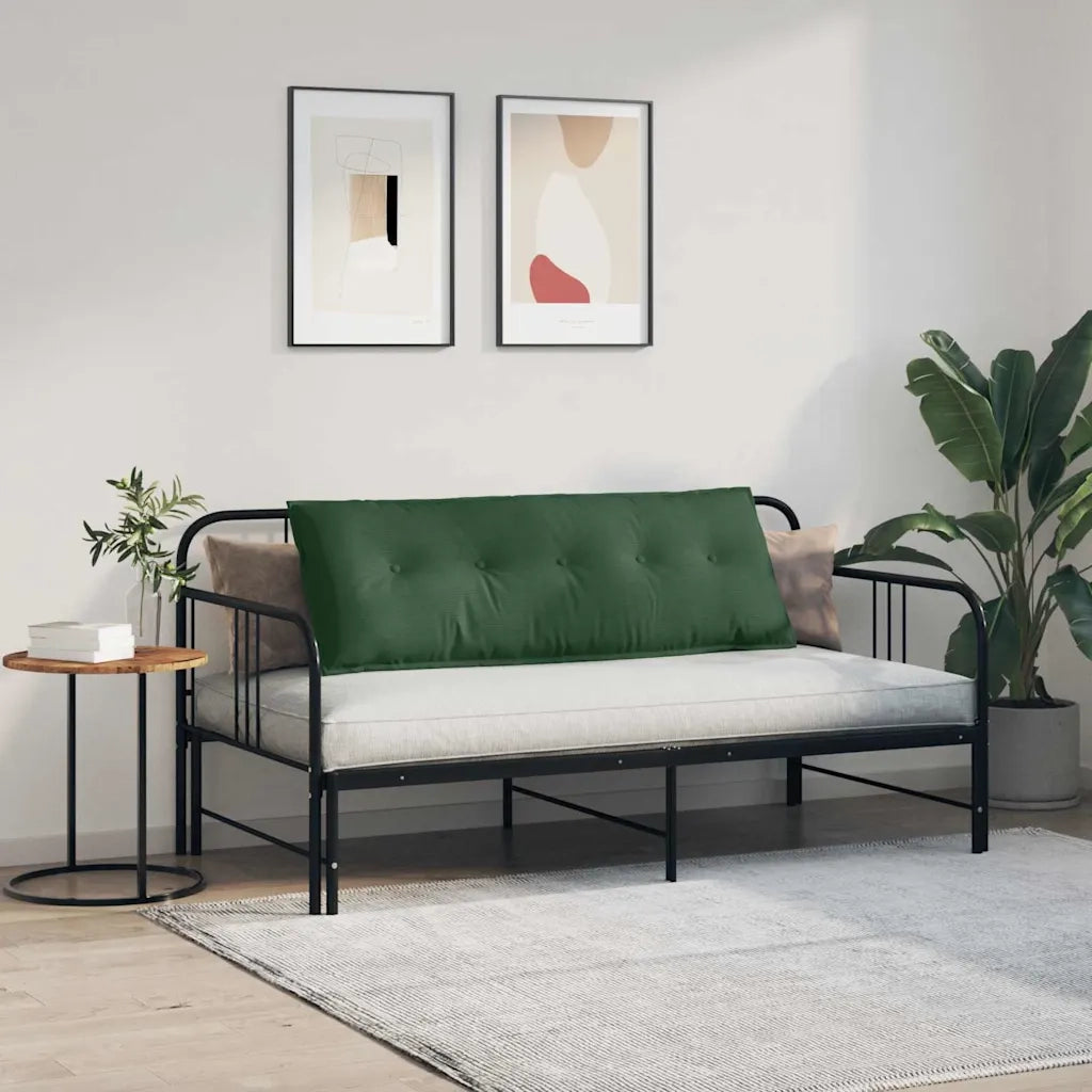 Cuscino per Schiena Verde Giungla 140 x 50 cm Tessuto in Cords