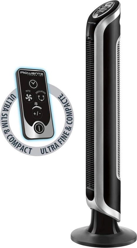 Ventilatore a Torre Infinito Silenzioso 40 W Ventilatore 3 Velocità - Opzione di Raffreddamento Potente
