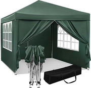 Tenda da Festa - Verde - Easy Up - Resistente al Tempo - Impermeabile - 3x3m