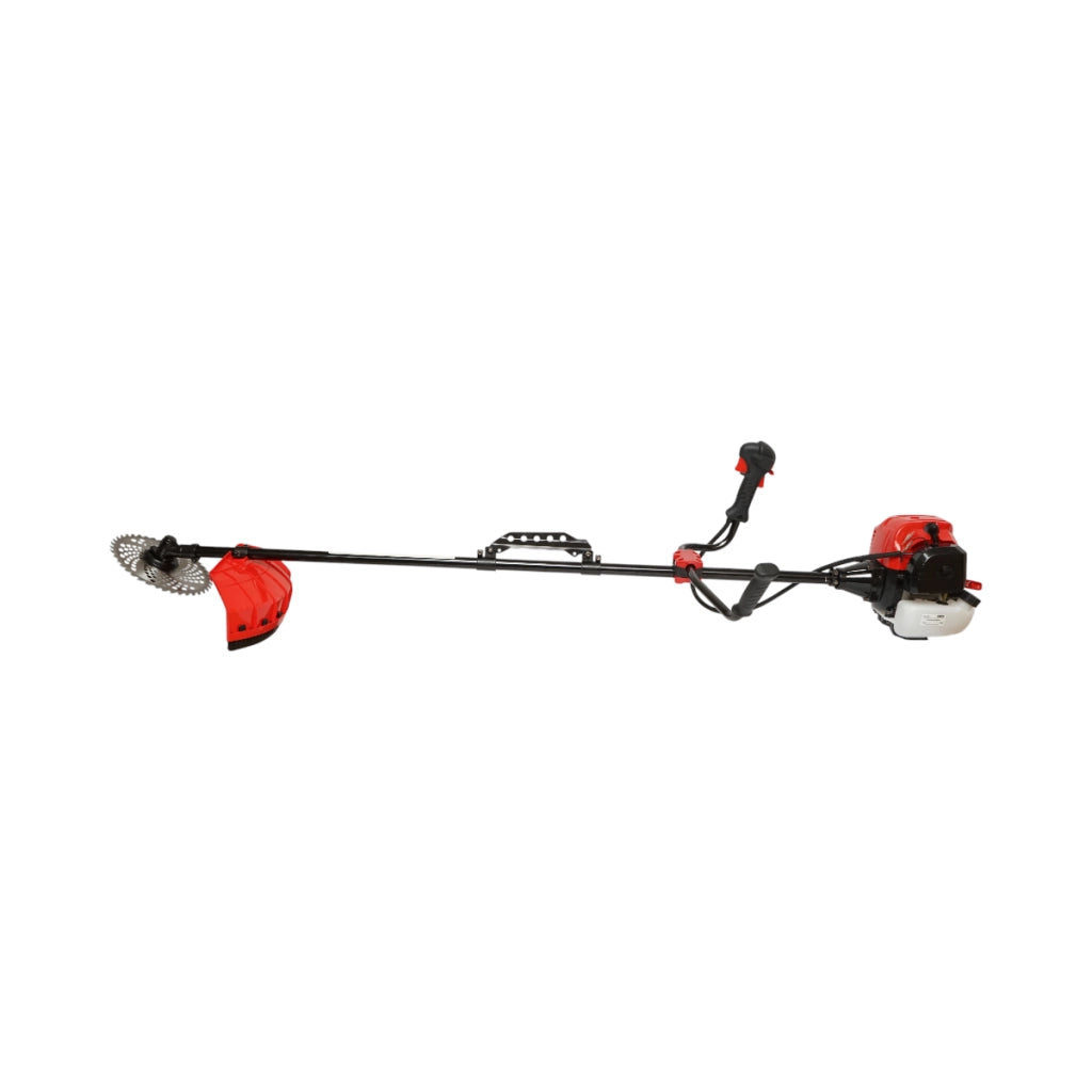 Decespugliatore a benzina professionale Premium da 3 CV, 2T 52 cc, velocità 7500 giri/min, disco 3T/40T, tamburo portafilo, kit accessori incluso THOR