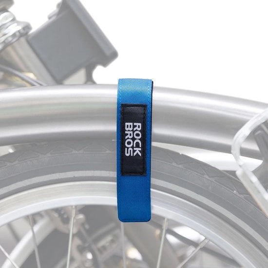 Cinture di trasporto per bicicletta universali con chiusura a clip per Brompton, cinturone da bicicletta con chiusura a clip per biciclette con frame universale