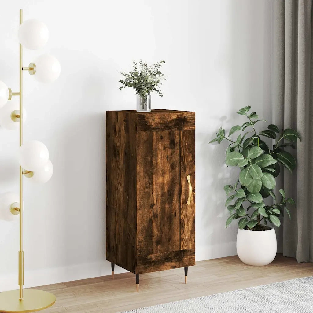Credenza Rovere Fumo 34,5x34x90 cm in Legno Multistratocod mxl 104622