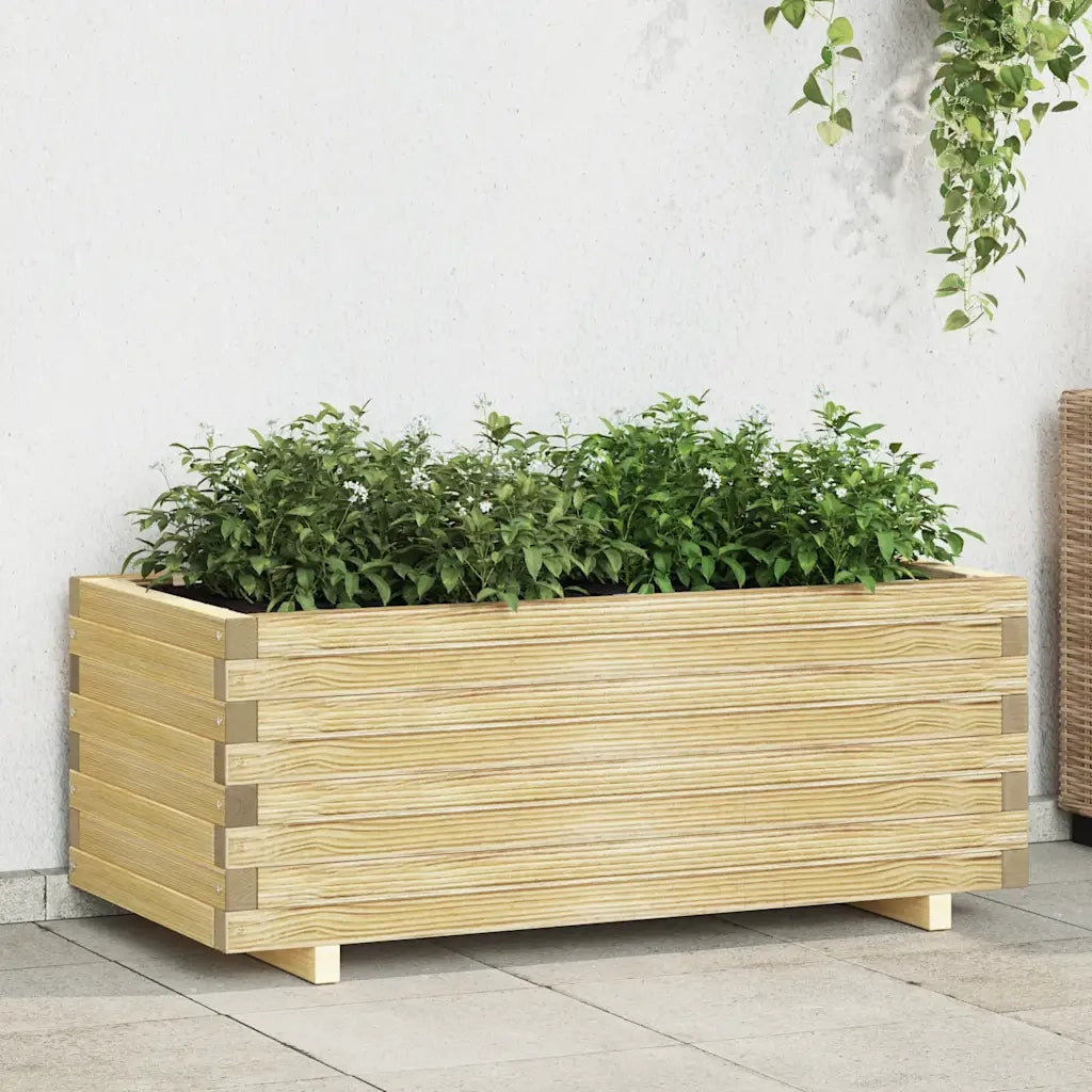 Letto Rialzato 100x50x40 cm in Legno Rettangolare