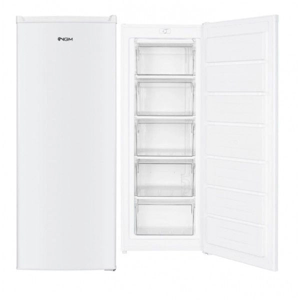 NGM CV241WME Congelatore Verticale 168 L 143 cm Classe E 40 dB 5 Cassetti Statico colore Bianco