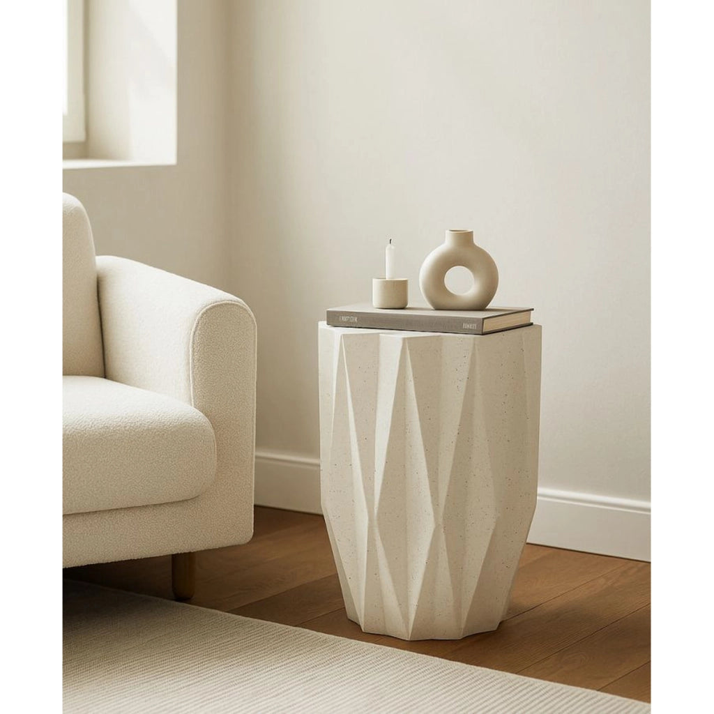 Tavolino VKH1071, Beige, MgO, 38,5x38,5x53 cm