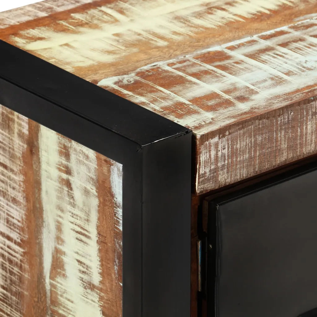 Mobile Porta TV 120x30x40 cm in Legno Massello di Recupero 338223