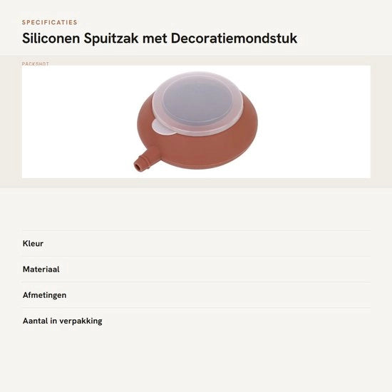 Sacca per spolvero riutilizzabile - Bocchette per spolvero - Decorazione per torte - Silicone - Dimensioni: 6,5 x 11 x 5,2 cm - Facile da pulire - Spatola per pasticceria