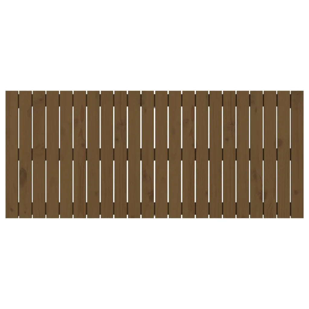 Testiera da Parete Ambra 140x3x60 cm in Legno Massello di Pino