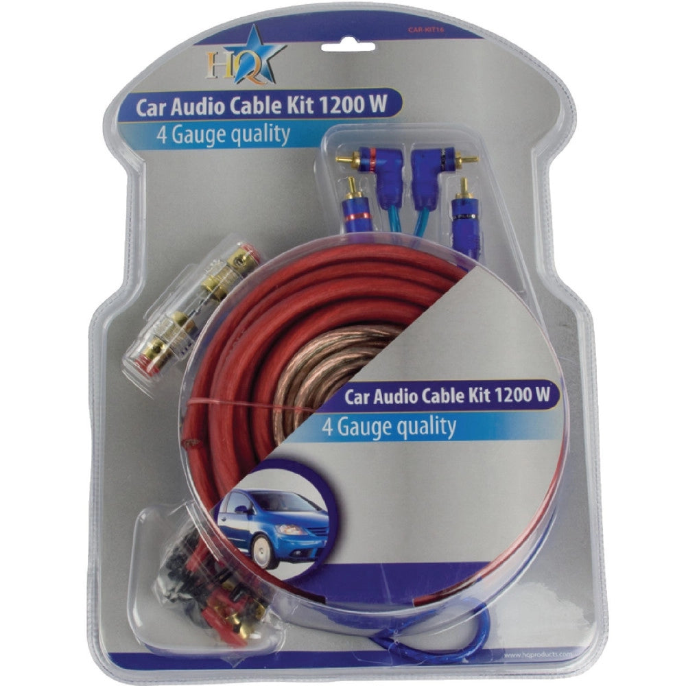 Trade Shop - Set Cavi Fusibili Impianto Stereo Audio Auto Per Alte Prestazioni Anti Disturbo -