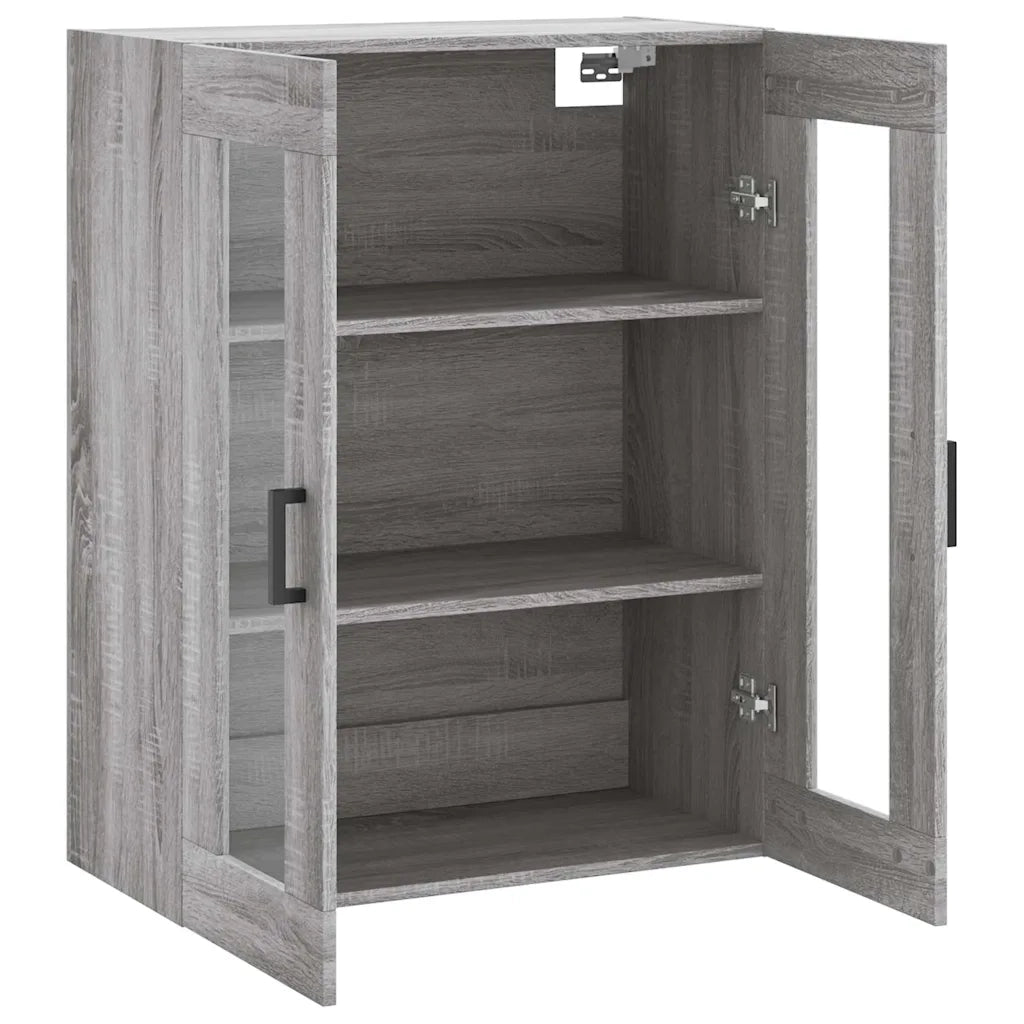 Mobile a Parete Grigio Sonoma 69,5x34x90 cm 828482