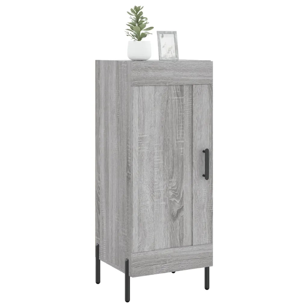 Credenza Grigio Sonoma 34,5x34x90 cm in Legno Multistratocod mxl 80972