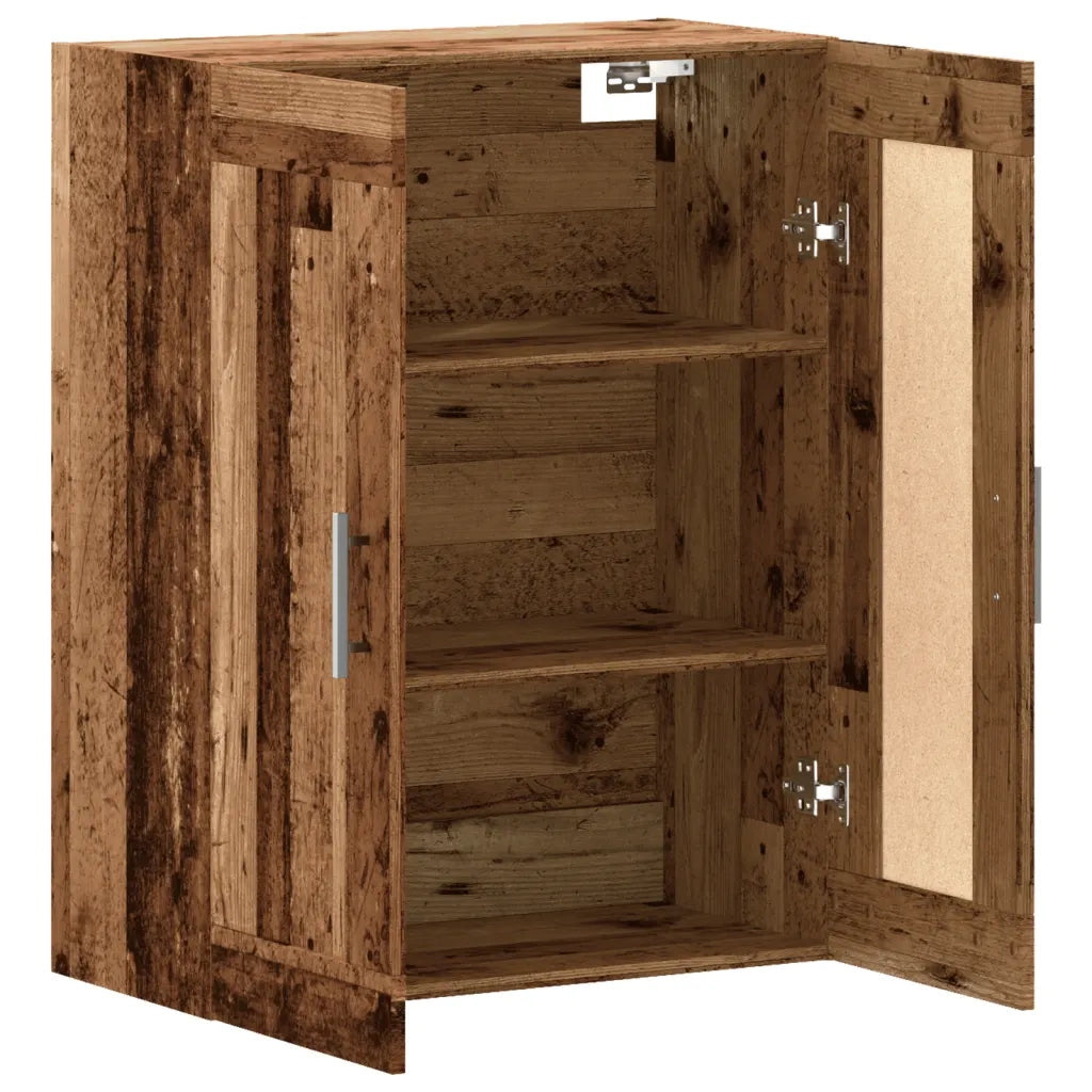 Mobile a Parete Legno Vecchio 69,5x34x90 cm in Truciolato