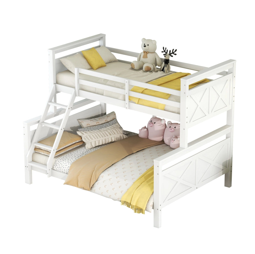 Letto a castello in legno 90/140x200 cm divisibile in 2 letti separati