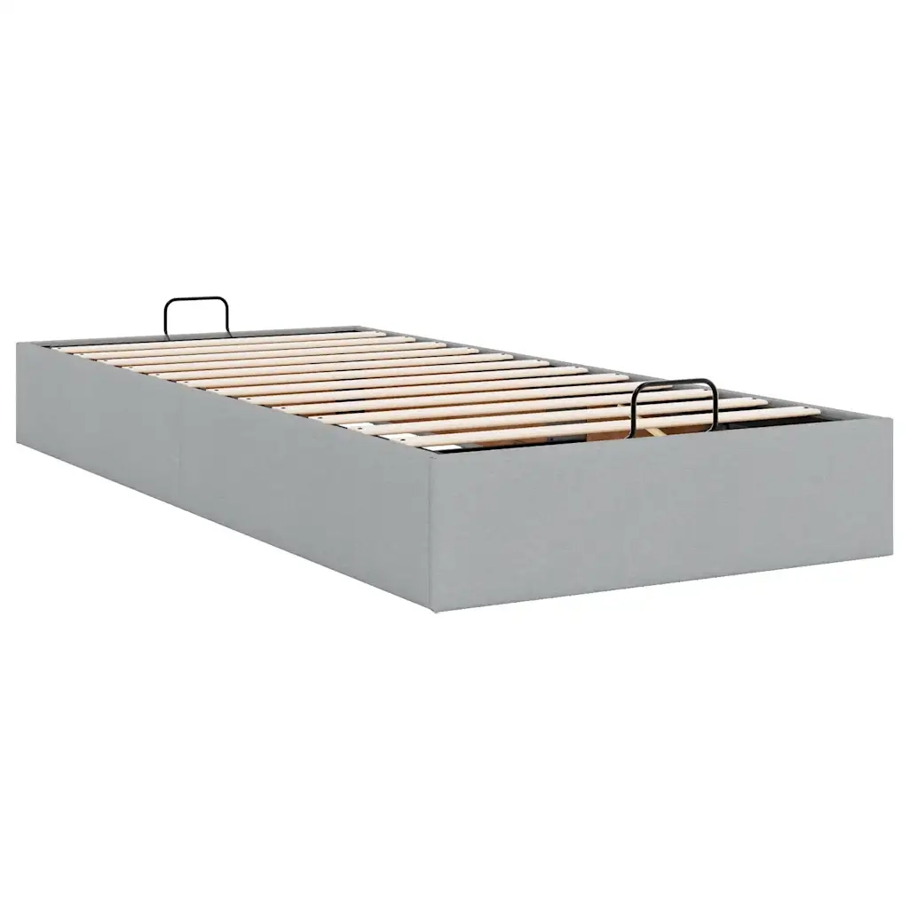 vidaXL Struttura Letto Pouf senza Materasso 90x200 cm in Tessuto
