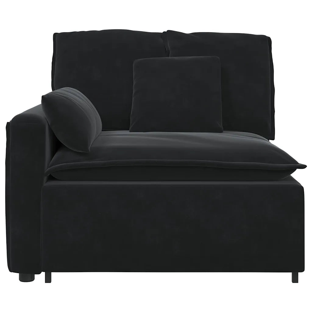 Modulo Terminale Bracciolo Divano Modulare con Cuscini 100 cm CFW9062377