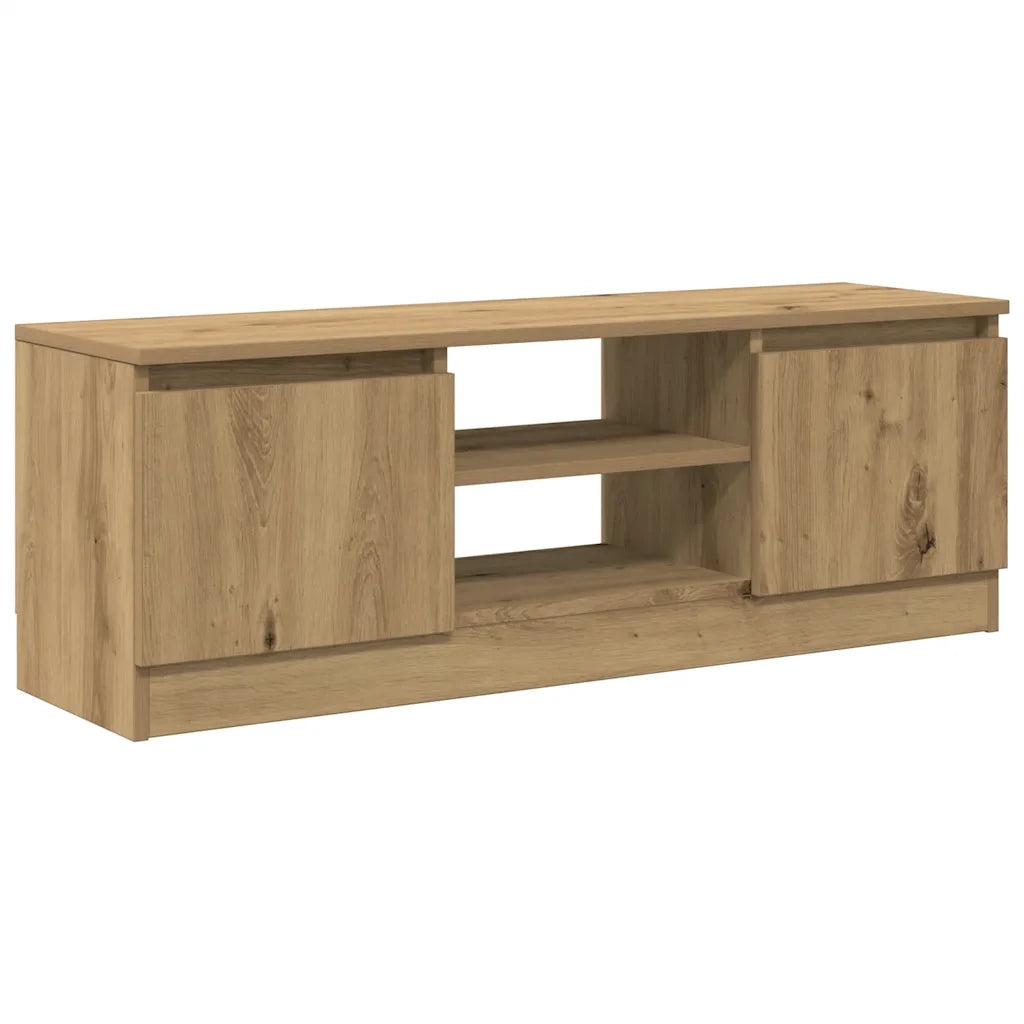 Mobile Porta TV Rovere Artigianale 102x30x36 cm Multistrato 855855