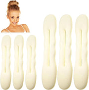 Set di Accessori per Capelli a forma di Doughnut Magic Bun (6 pezzi, 3 piccoli 3 grandi)