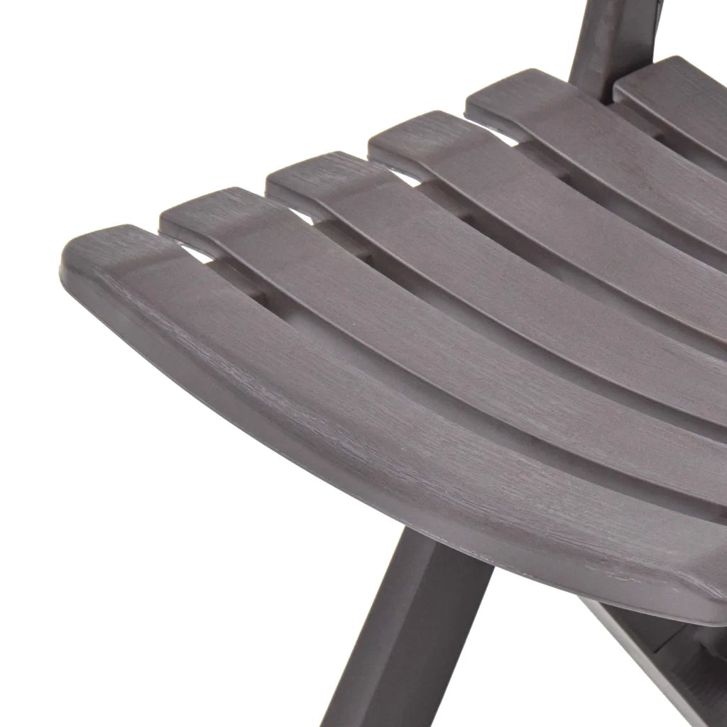 Sedie da Giardino Pieghevoli 2 pz in Plastica Moca cod mxl 6100