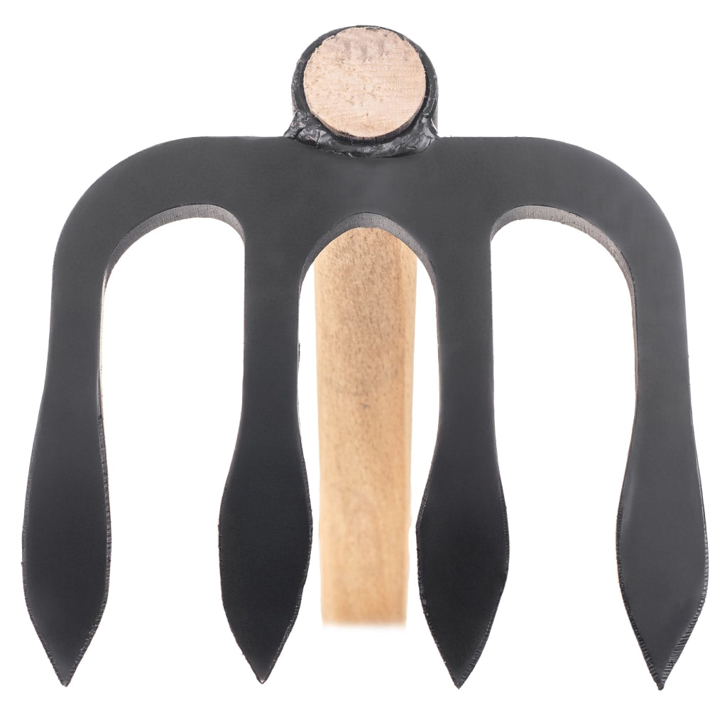 Zappa da giardino forgiata KADAX da 17 cm per diserbo con manico in acciaio di alta qualità