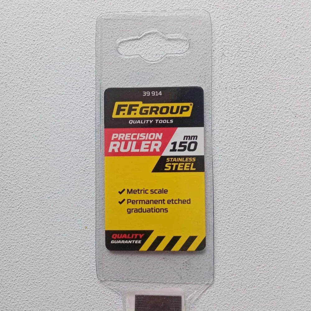 Ff group 15cm righello flessibile in acciaio inox misurazione metrica con tabella di conversione