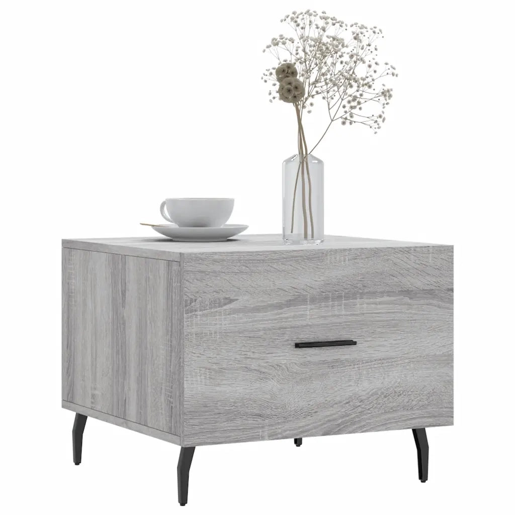 Tavolino da salotto | Tavolino da caff¨¨ | Tavolino da Soggiorno Grigio Sonoma 50x50x40 cm Legno Multistrato