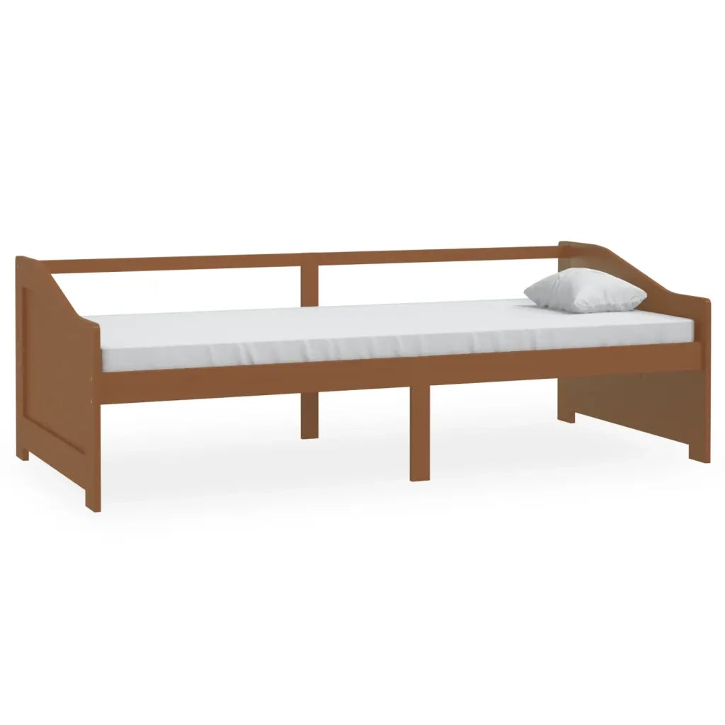 Divano Letto 3 Posti senza Materasso Ambrato-Sofa Letto 3 Posti-Daybed in Pino 90x200 cm