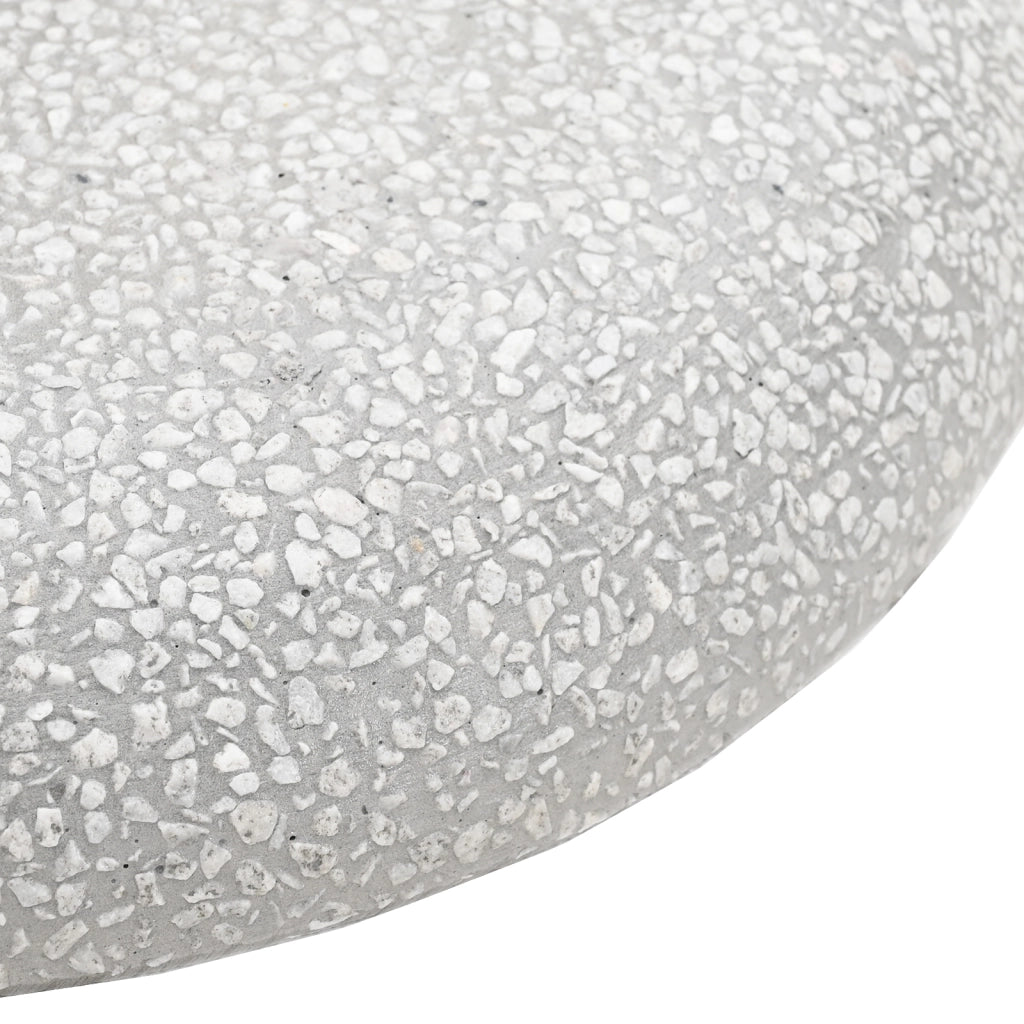 Base Parasol con Ruote per pali da 37/42/52/58mm Grigio Chiaro Cemento