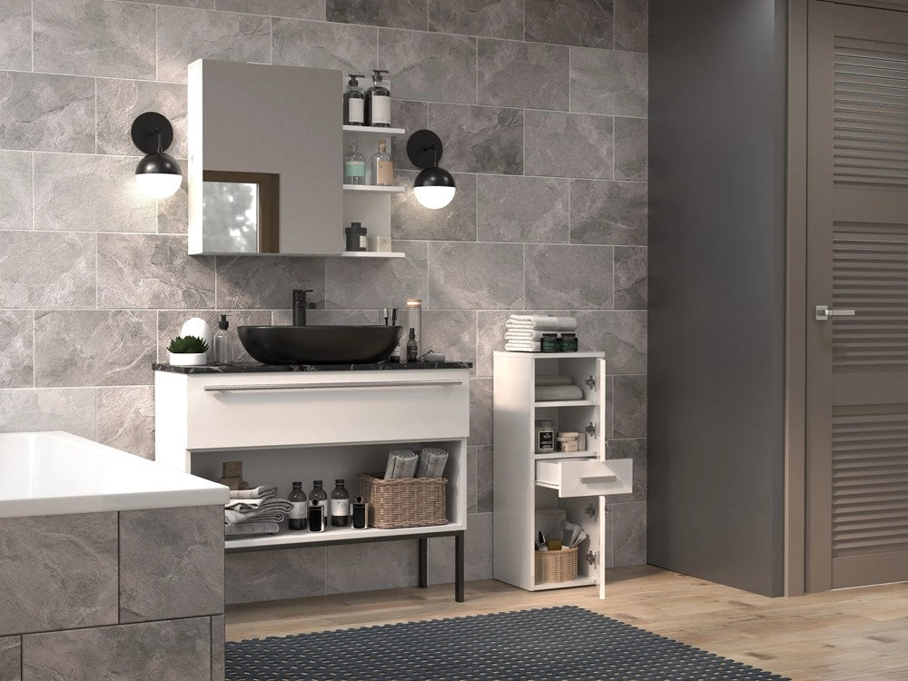 Colonna bagno NEL V DDS bianco lucido