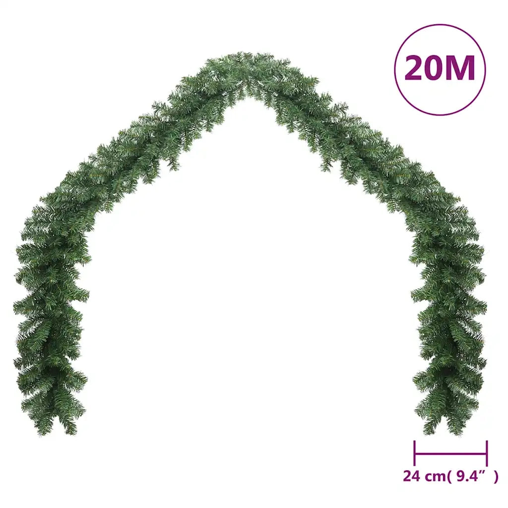 Ghirlanda di Natale in PVC 20 m CFW2247438