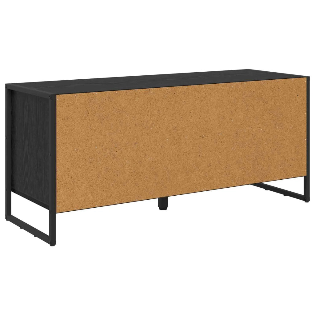 Mobile per scarpe-Scarpiera Rovere Nero 60 x 35 x 44 cm Legno multistrato 289096