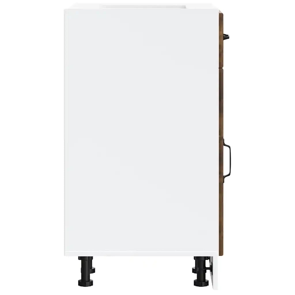 Base da Cucina Lucca Rovere Fumo in Legno Multistrato 853702