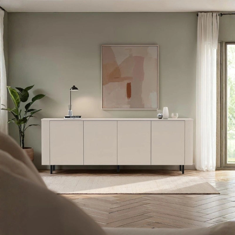 Madia Marini con 4 ante 230x43x85 H cm colore cashmere
