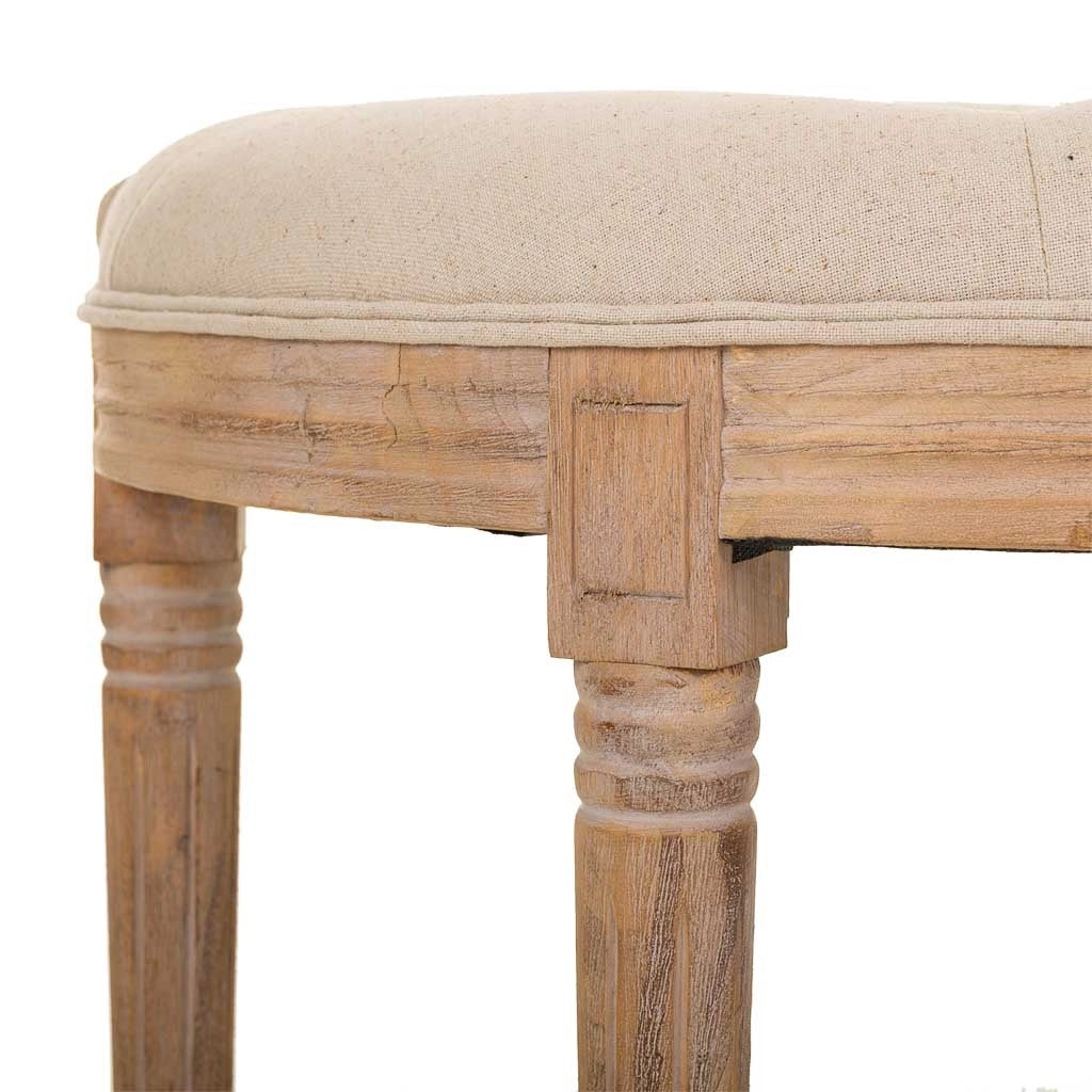 Panchina in legno marrone 62x45x48