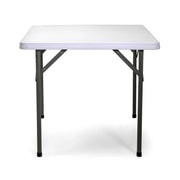 Tavolo Catering Ronda Bianco Quadro Cm 86x86h74