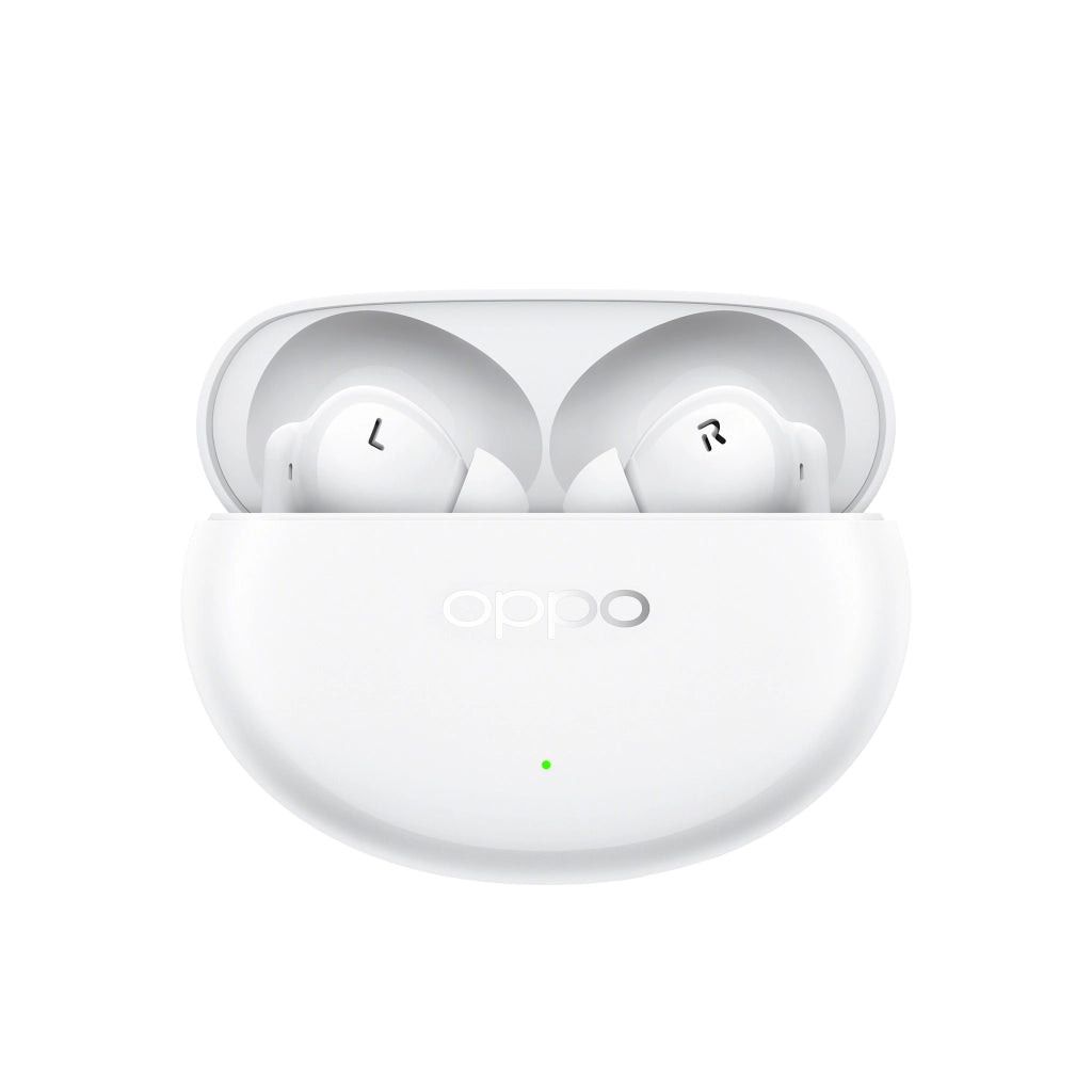Oppo enco air4 pro auricolari true wireless,44h di autonomia, driver in titanio da 12.4mm, bluetooth 5.4, controlli touch, cancellazione del rumore ai, android e ios, ip55, [versione italiana], bianco - OPENCOAIR4PROW
