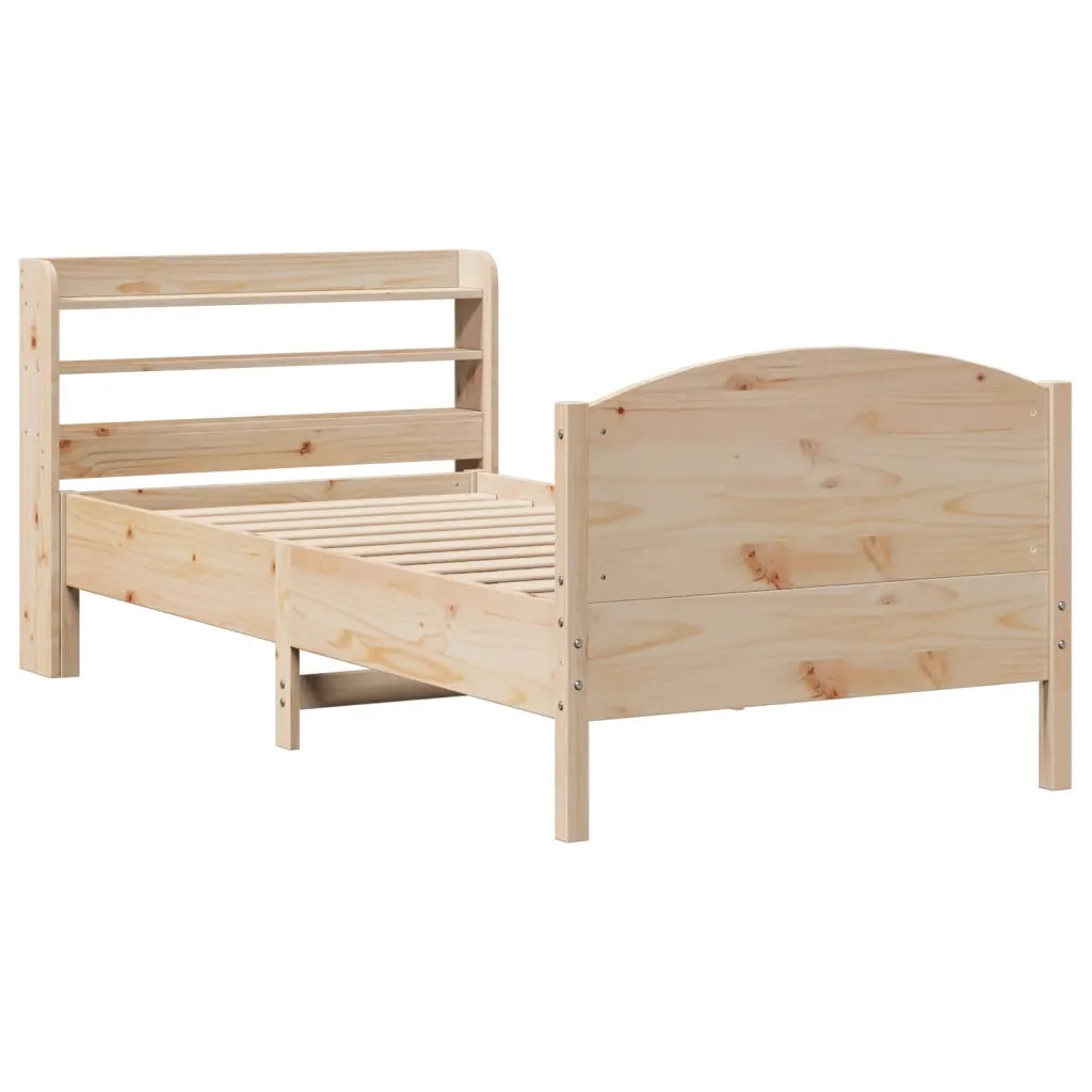 vidaXL Giroletto senza Materasso 100x200 cm in Legno Massello di Pino