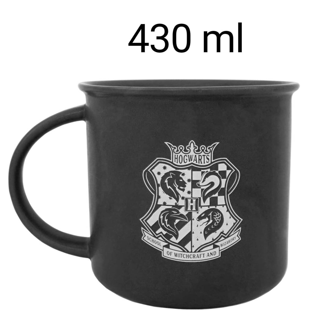 Tazza di ceramica da 430 ml con motivo Creature magiche Solida Lavabile Nero Harry Potter