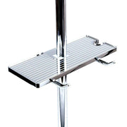 Trade Shop - Mensola Porta Sapone Per Colonna Doccia Asta Saliscendi Supporto Doccetta 79355 -