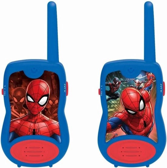 Radiocomunicatore a due canali 200m per bambini - Thema Spider-Man - 2 canali di comunicazione - Chiusura con cinturino - Colore blu TW12SP